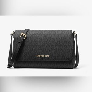 Michael Kors Jet Set Medium Signature Logo Crossbody Bag